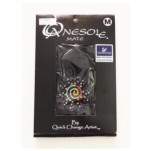 ! NEW Onesole Mate Deluxe Spiral Swarovski Crystal Top sz M